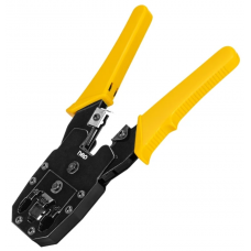 DL2468C Обжимные клещи Deli 8P(RJ-45), 6P(RJ-14 и RJ-12), 4P(RJ-9)  200мм