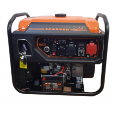 Генератор CARVER  PPG-15000IEV инверт.  (10/11кВт,220/400В,USB, ATS-порт, диспл, колеса,э/старт)