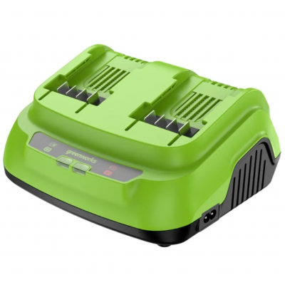 Ультрабыстрое двойное зарядное устройство Greenworks G24X2C8, 24V, 8A
