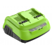 Ультрабыстрое двойное зарядное устройство Greenworks G24X2C8, 24V, 8A
