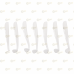 _РАСПРОДАЖА SAN-VIBRO BRUNA 85, цвет White # 11, кол. 7 шт.