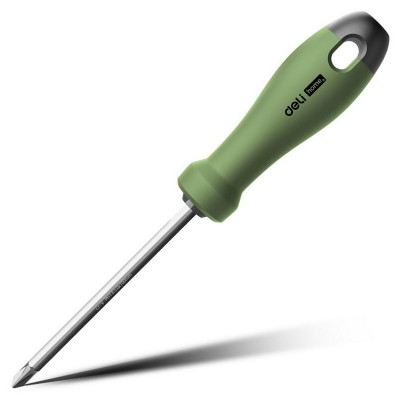 HT1055L Двухсторонняя отвертка "Home Series Green" Deli SL5+PH1, длина жала 100мм