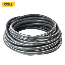 DL8072-15 Шланг поливочный армированный Deli 15 метров, 1/2", 4 слоя, давление до 25 бар, серый
