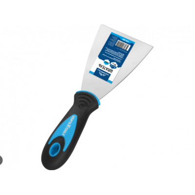 ШПАТЕЛЬ 80мм  VERTEXTOOLS НЕРЖАВЕЮЩАЯ СТАЛЬ, ДВУХКОМПОНЕНТНАЯ РУЧКА